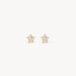 Mini Pavé Star Stud Earrings