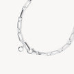 Multi-Station Charm Necklace Silver