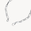 Multi-Station Charm Necklace Silver