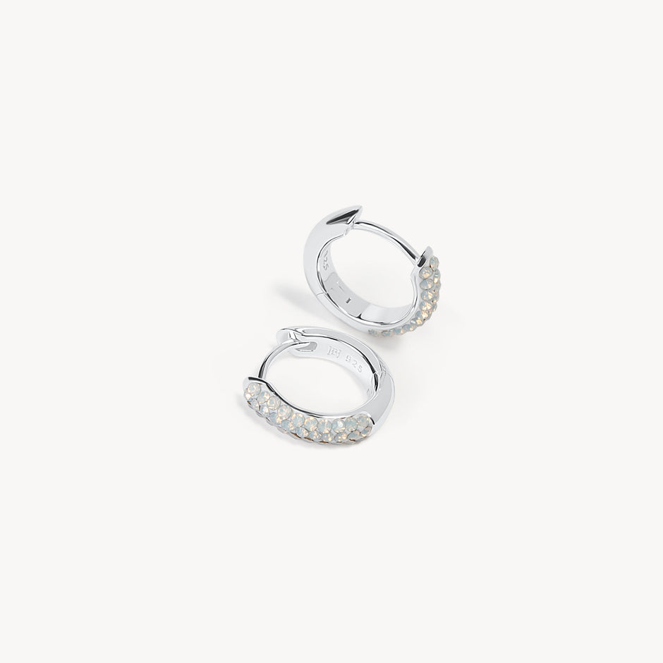 October Birthstone Always On Hoop Earrings
