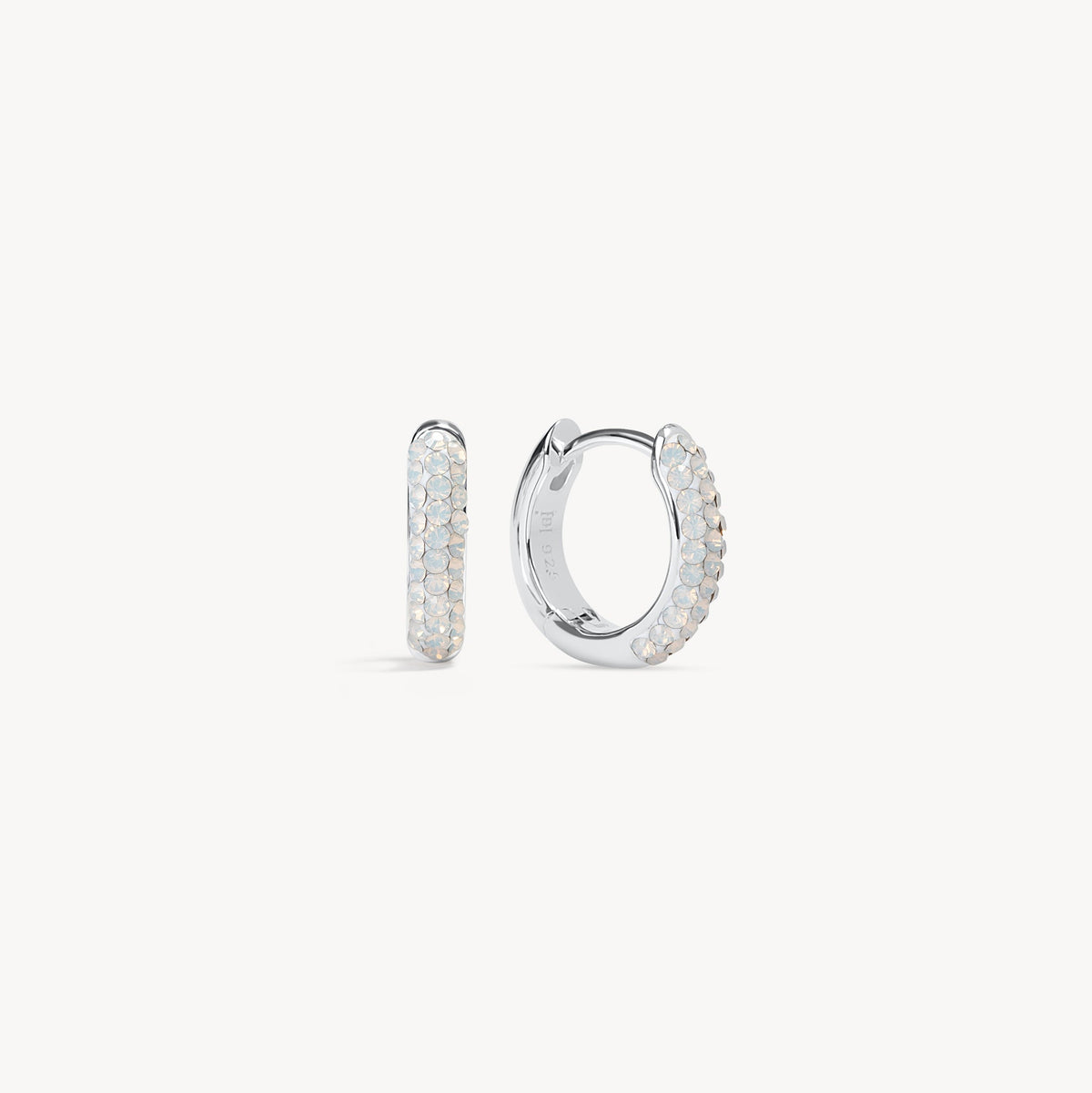 October Birthstone Always On Hoop Earrings