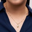 Opal Beetle Charm on model