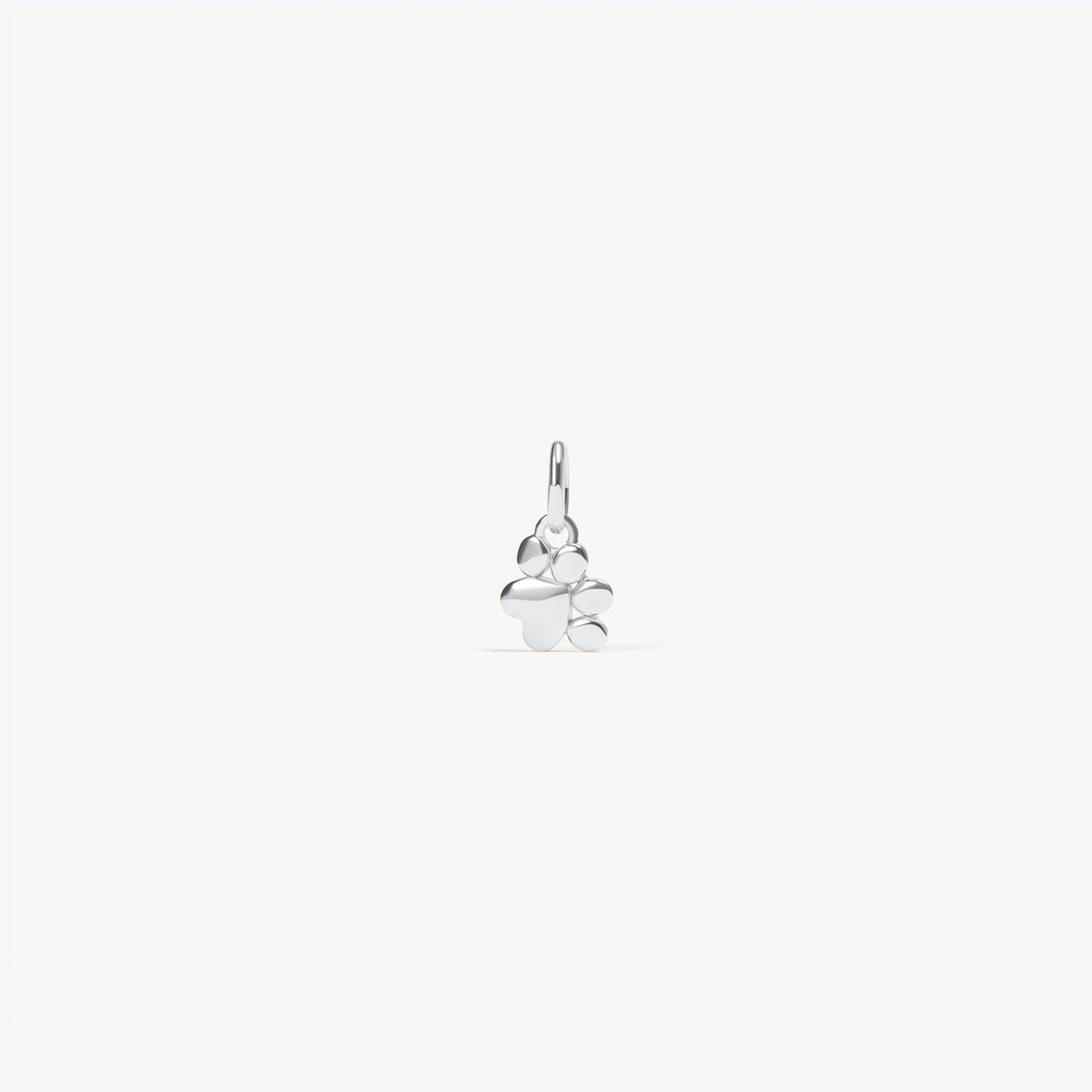 Silver Paw Print Charm