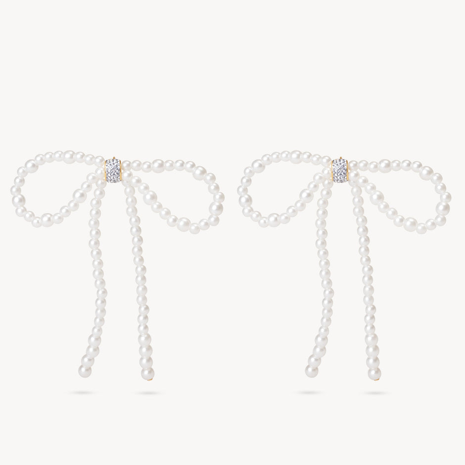 Pearl Present Statement Earrings