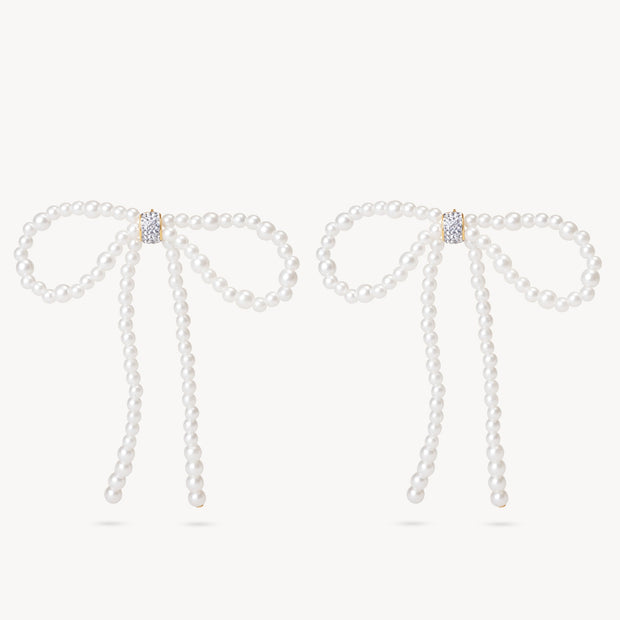Pearl Present Statement Earrings