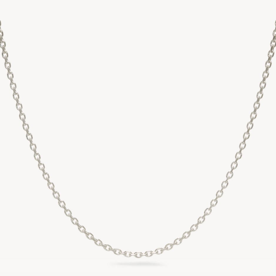Rolo Slider Chain Silver