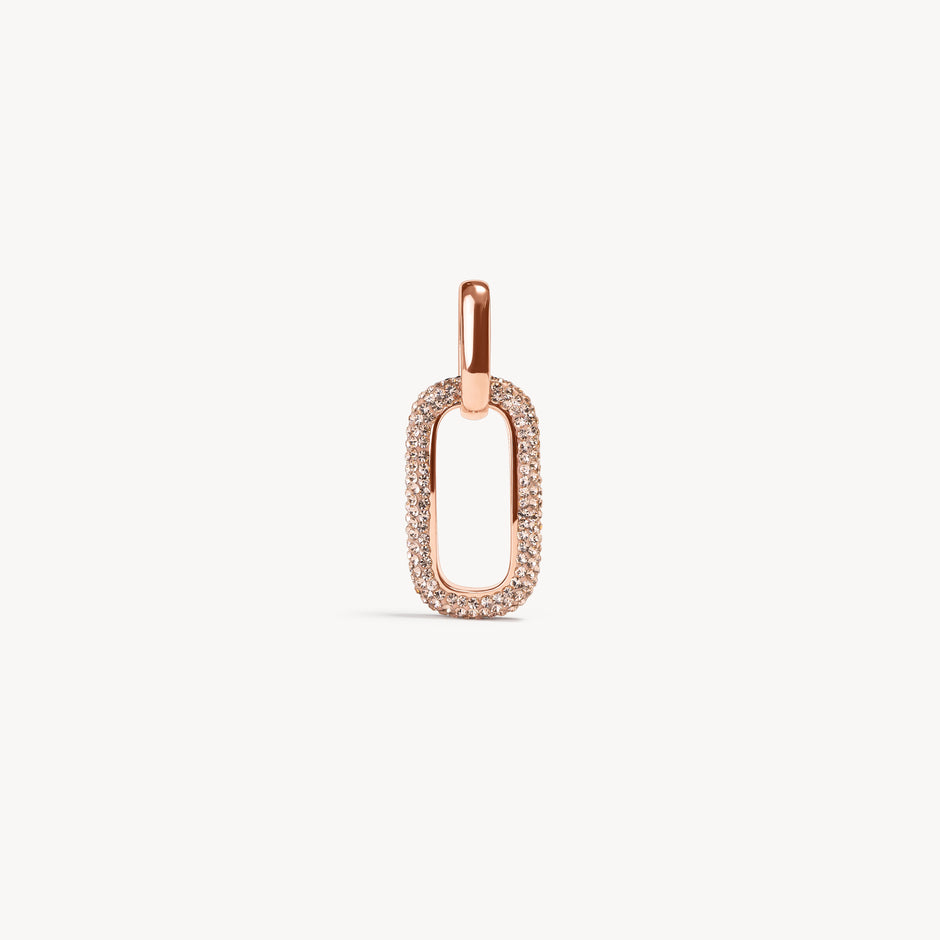 Sparkle Reversible Charm Rose Gold