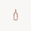 Sparkle Reversible Charm Rose Gold