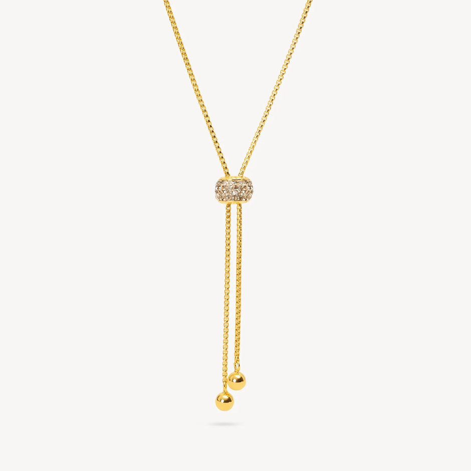 Sparkle Bolo Tie Necklace
