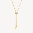 Sparkle Bolo Tie Necklace