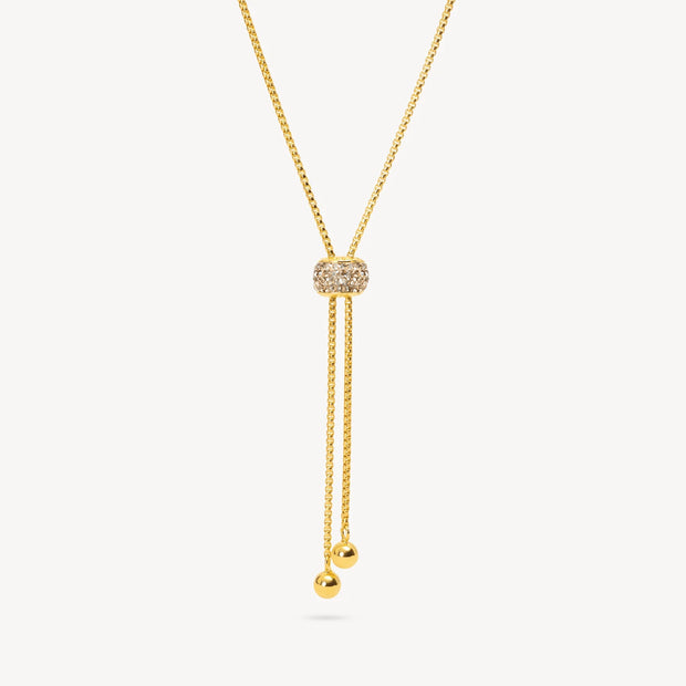 Sparkle Bolo Tie Necklace