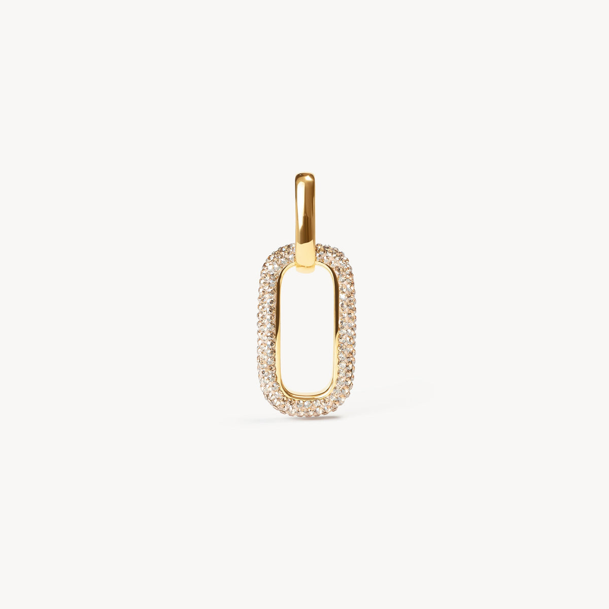 Sparkle Reversible Charm Soft Gold