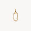 Sparkle Reversible Charm Soft Gold