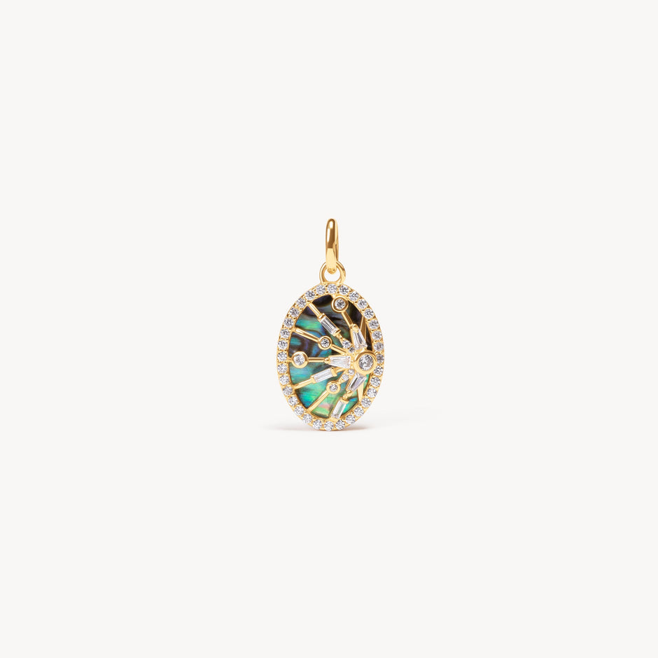 Supernova Oval Charm