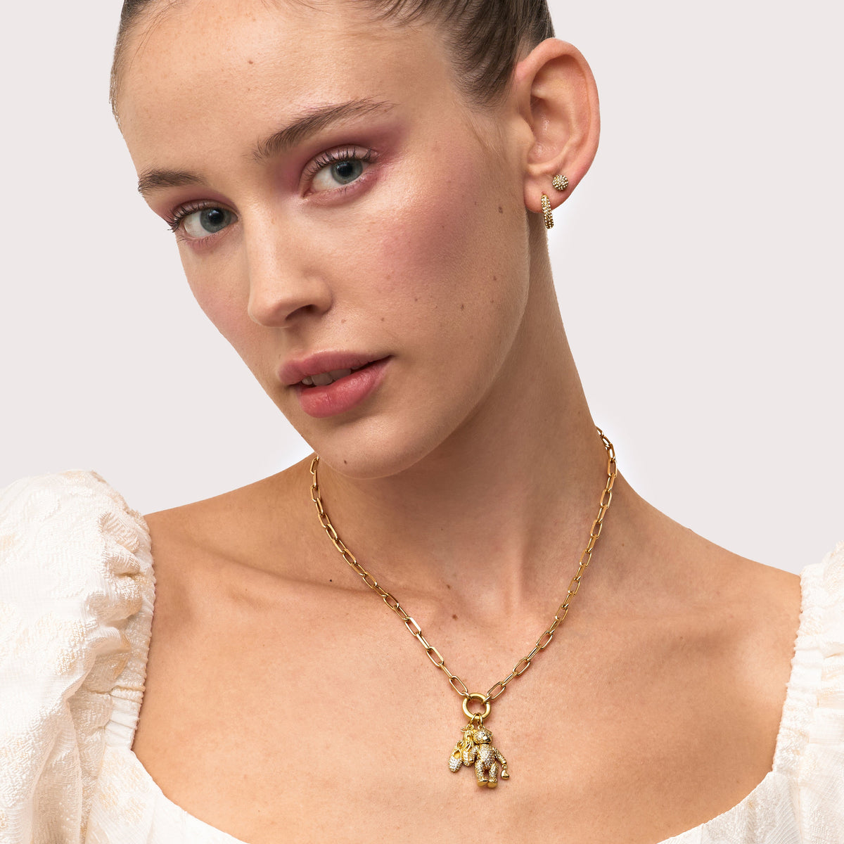 Teddy Charm on model