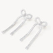 Tennis Bow Statement Earrings