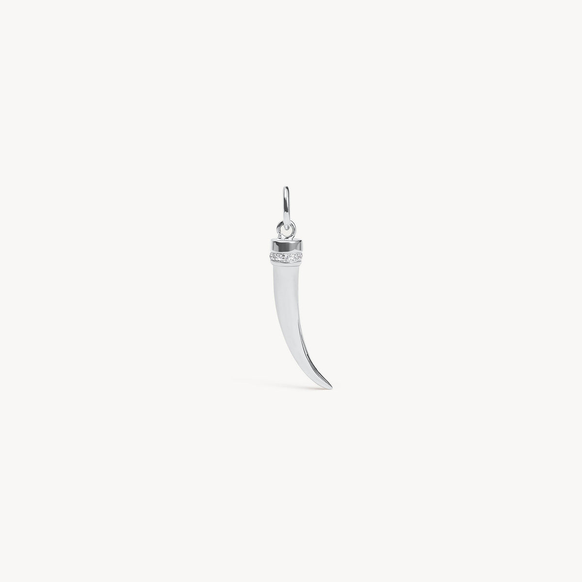 Tusk Charm Silver