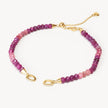 Warm Gradient Charm Base Bracelet with no links